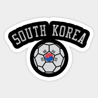 South Korea Soccer Team Heritage Flag Sticker